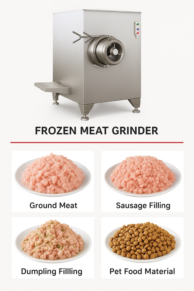 Meat grinder mincer machine
