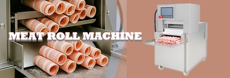 Meat Roll Slicer Machine