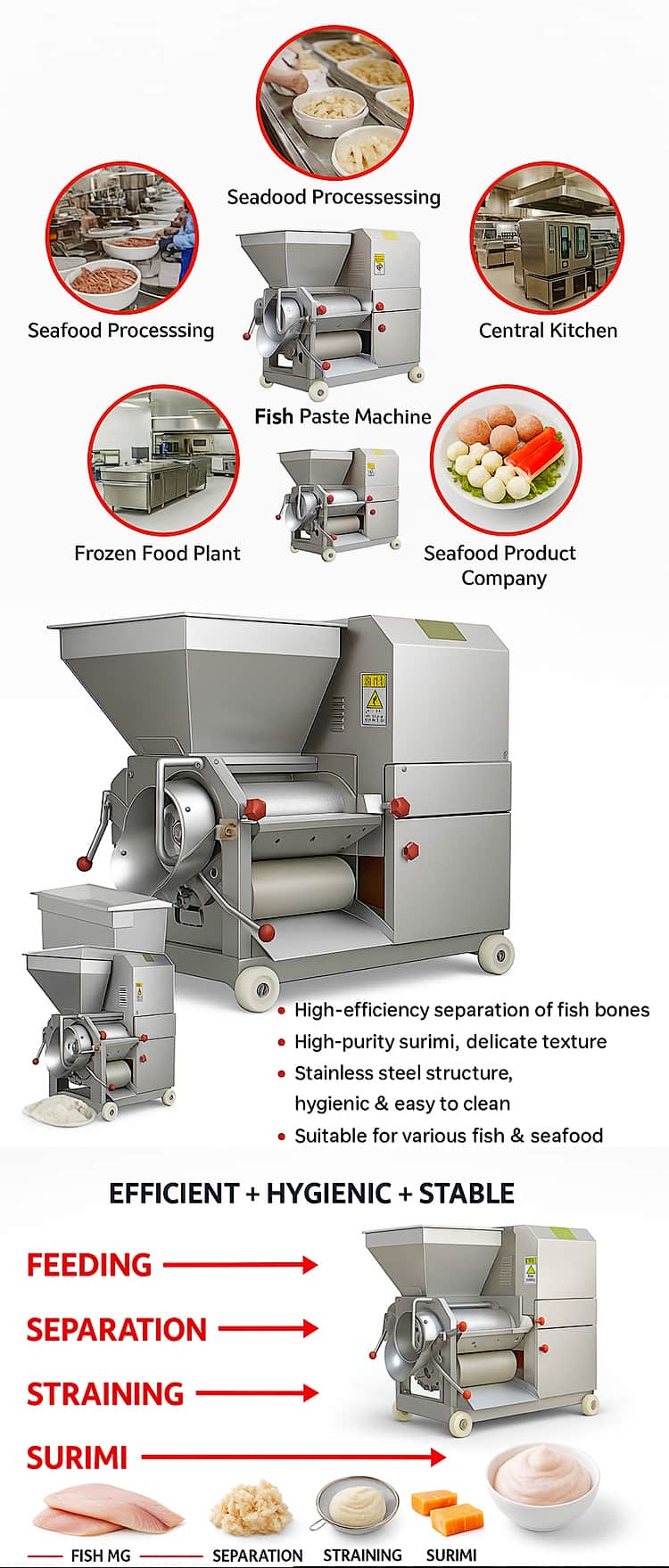 Fish Debonment Machine