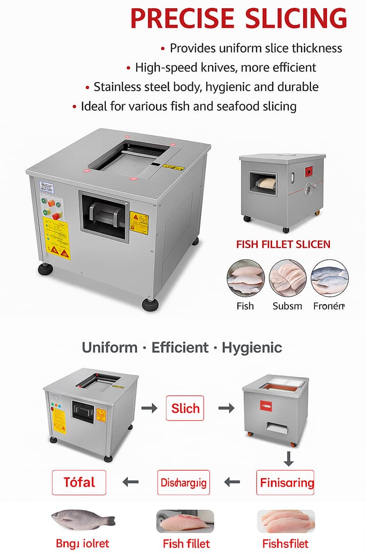 Automatic Fish Slicing Machine